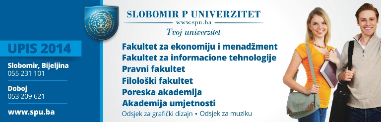 Slobomir P Univerzitet - upis